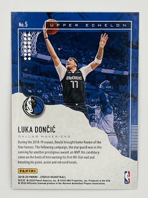 2019-20 Status Luka Doncic Upper Echelon Red # 5, Subset