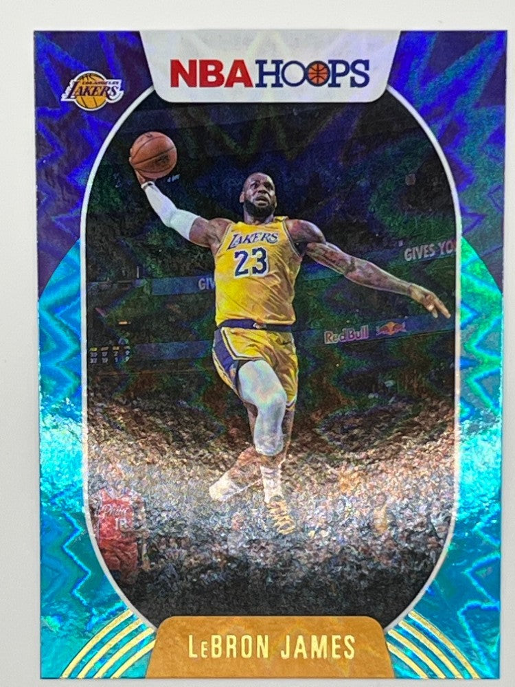 2020-21 NBA Hoops LeBron James # 146 Teal Explosion