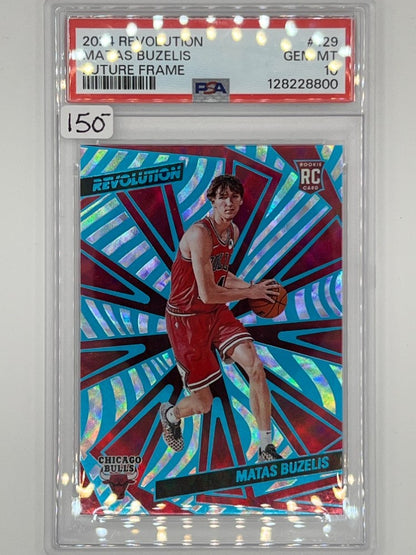 2024-25 Revolution Matas Buzelis Future Frame Rookie # 129 PSA 10 - Serialized 7/60