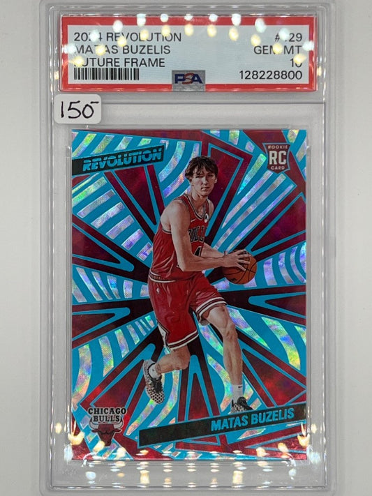 2024-25 Revolution Matas Buzelis Future Frame Rookie # 129 PSA 10 - Serialized 7/60