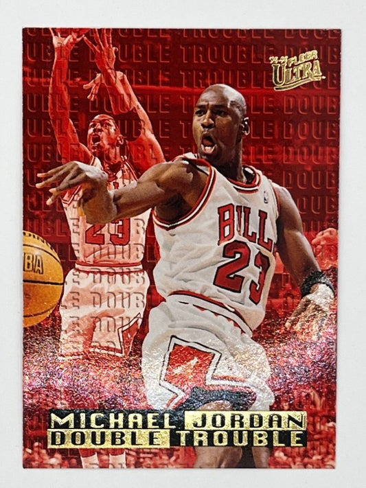 1995-96 Fleer Ultra Michael Jordan Double Trouble # 3
