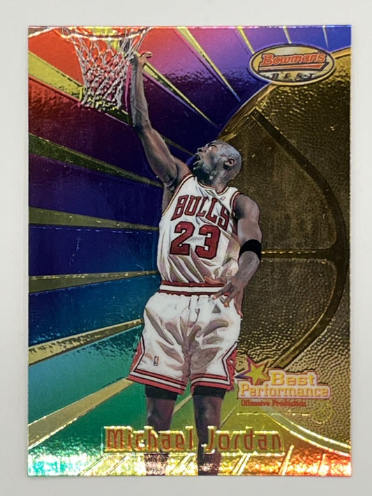 1997-98 Bowmans Best Refractors Michael Jordan # 96 - Best Performance / Offensive Production