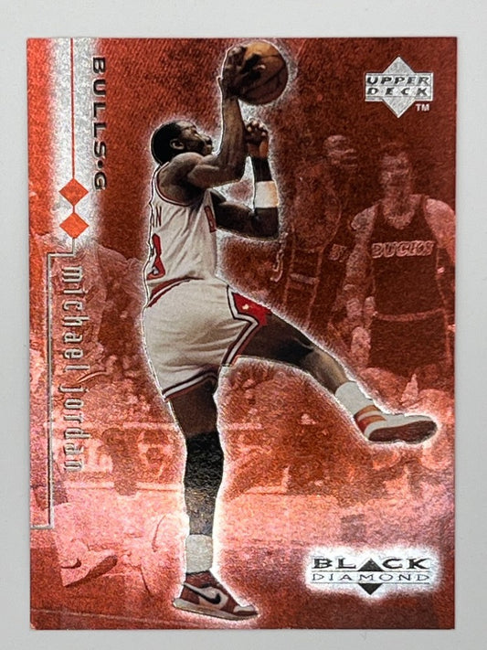 1998-99 Upper Deck Black Diamond Michael Jordan Double Diamond # 1, Serialized 2615/3000