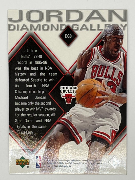1999-00 Upper Deck Black Diamond Michael Jordan Jordan Diamond Gallery # DG8