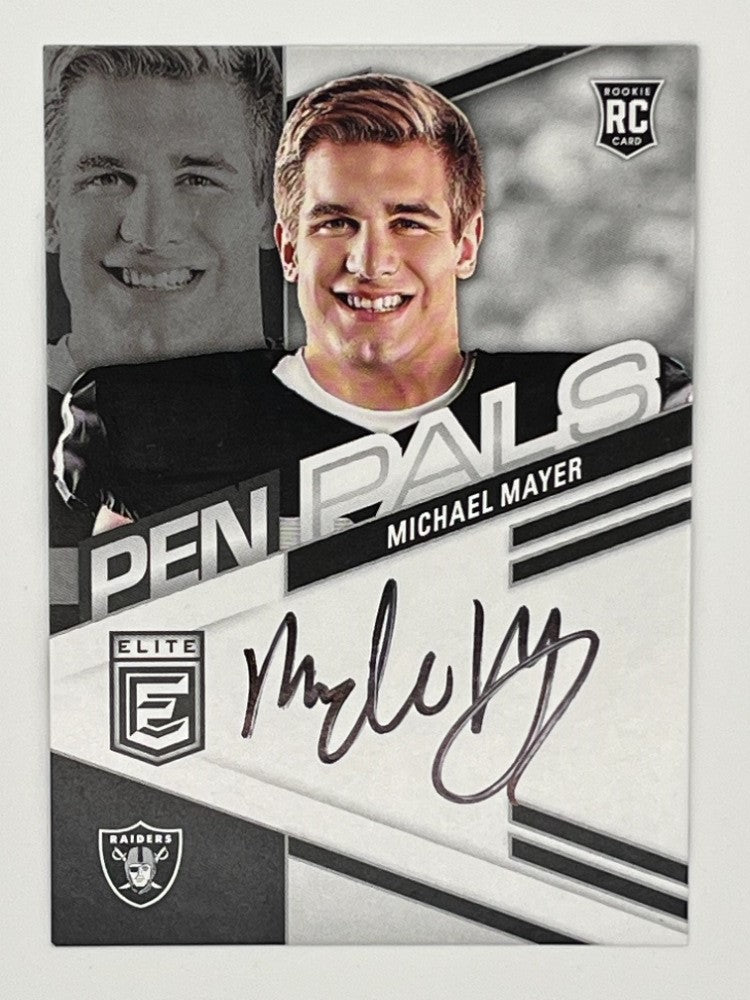 2023 Elite Michael Mayer Pen Pals Autographed Rookie # PPMMA