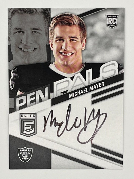 2023 Elite Michael Mayer Pen Pals Autographed Rookie # PPMMA