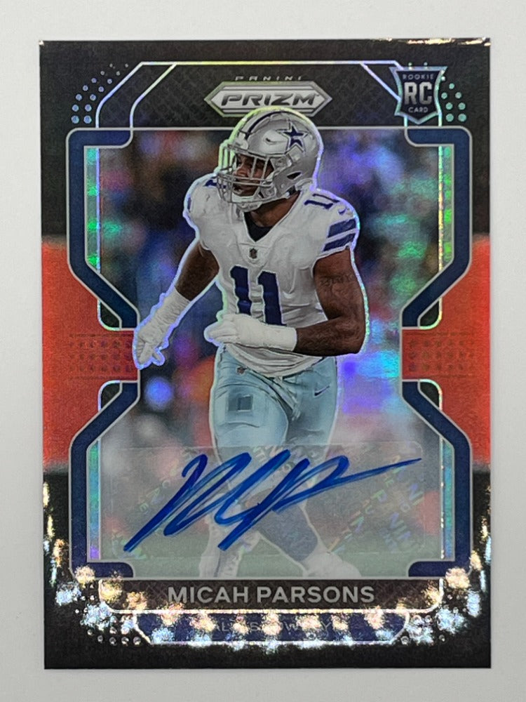 2021 Prizm Micah Parsons # PB-19, Autographed Rookie Card, Serialized 46/99