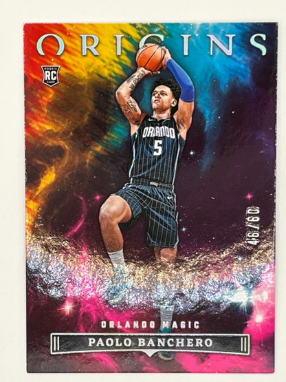 2022-23 Origins Paolo Banchero # 40, Rookie Pink 55 Pt. Serialized 46/60