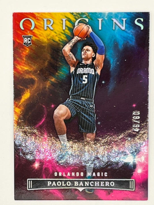 2022-23 Origins Paolo Banchero # 40, Rookie Pink 55 Pt. Serialized 46/60