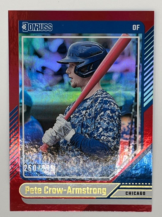 2024 Donruss Pete Crow-Armstrong # 85, Serialized 260/275