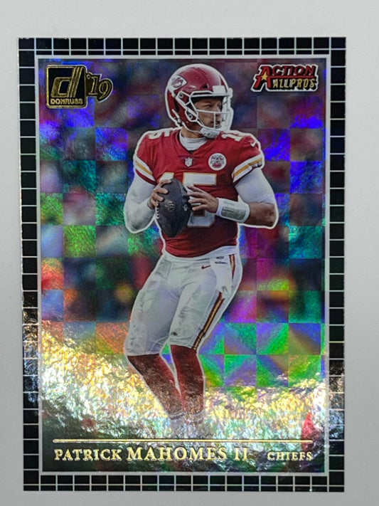 2019 Donruss Patrick Mahomes Action All Pros Refractor # AAP-6