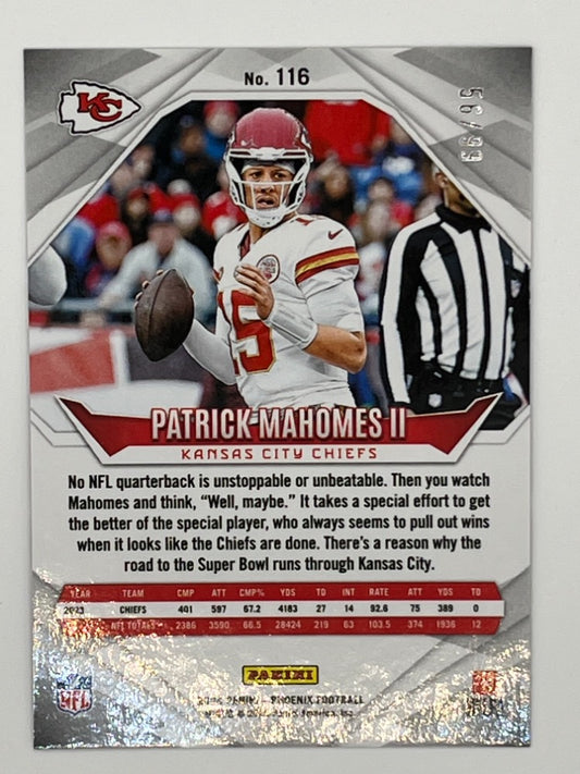 2024 Phoenix Patrick Mahomes # 116, Serialized 56/99