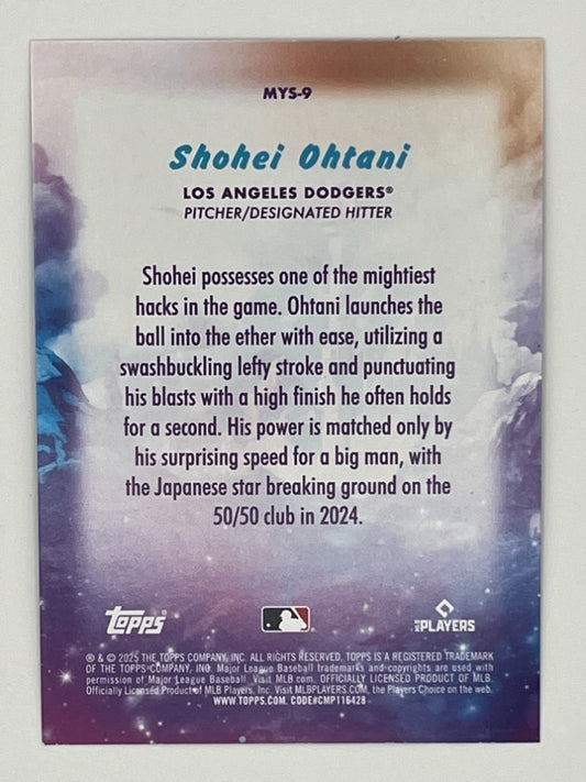 2025 Topps Shohei Ohtani Mystical # MYS-9