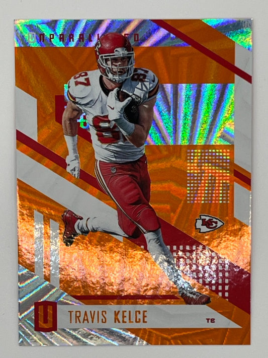 2017 Unparalleled Travis Kelce # 75, Wedges Serialized 7/49