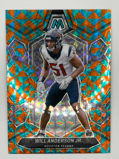 2024 Mosaic Will Anderson, Jr. # 90 Tessellation Prizm, Rookie Card Serialized 12/15